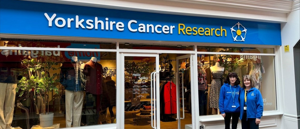 Yorkshire Cancer Research comes to Selby with new charity shop